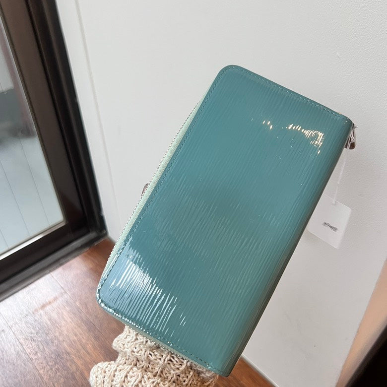 Preloved LV Zippy Wallet Epi Electric AF998