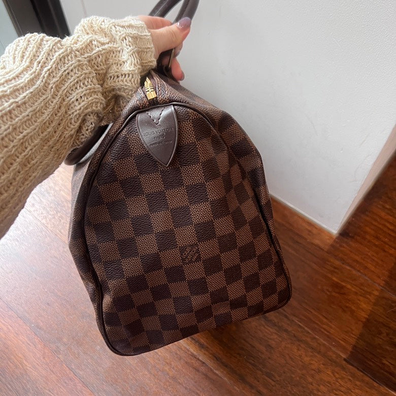 Preloved LV Damier Speedy Handbag AG248