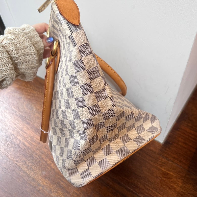 Preloved LV Damier Azur Sareya Handbag AG365