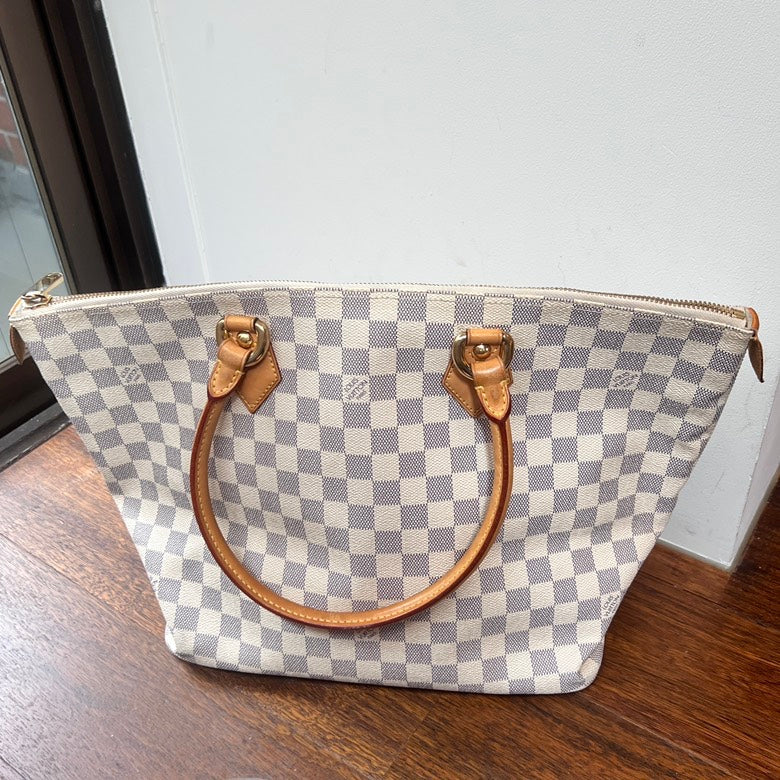 Preloved LV Damier Azur Sareya Handbag AG365