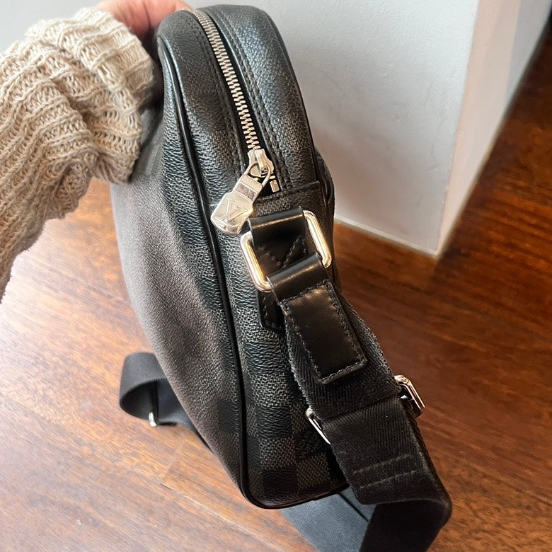 Preloved LV Dayton Damier Graphite Crossbody Bag AG254