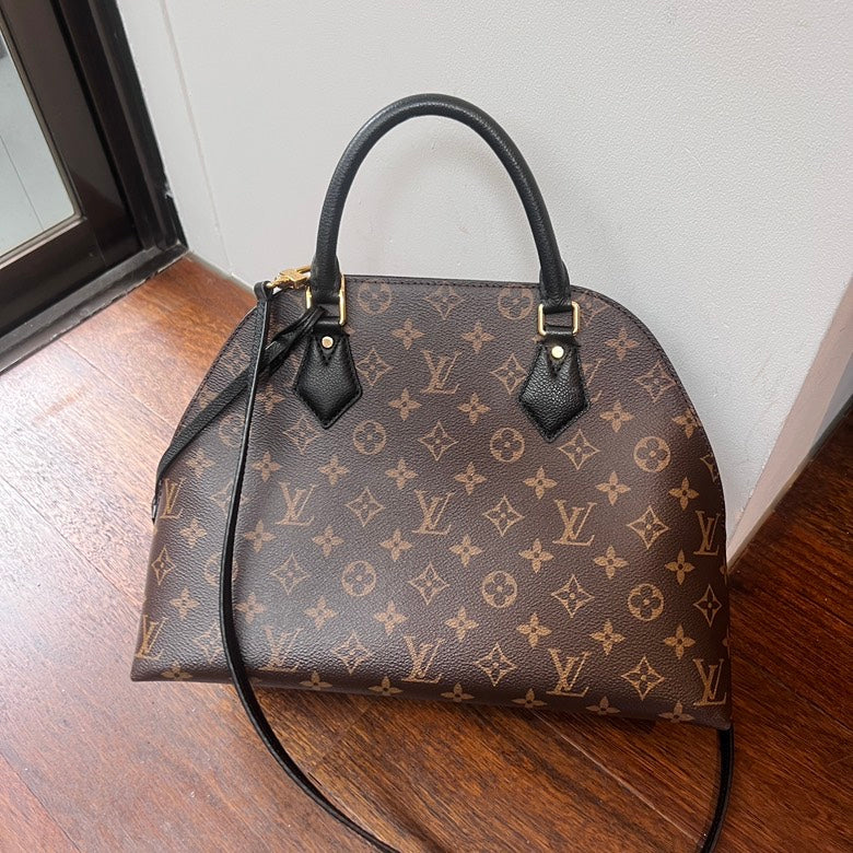 Preloved LV Alma Macassar Into 2way Handbag AG228