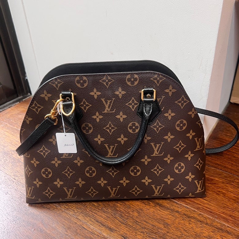 Preloved LV Alma Macassar Into 2way Handbag AG228
