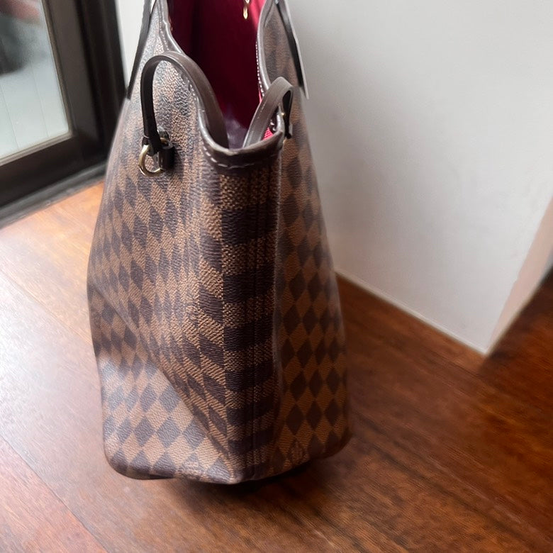 Preloved LV Damier Neverfull Tote Bag AG257