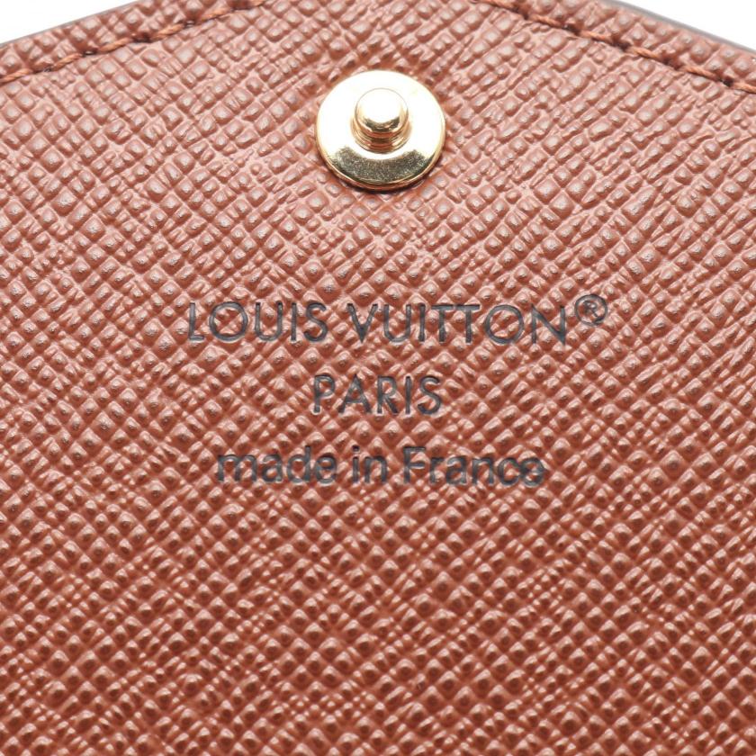 Louis Vuitton Portefeuil Sara Monogram Bi-fold Long Wallet PVC Brown