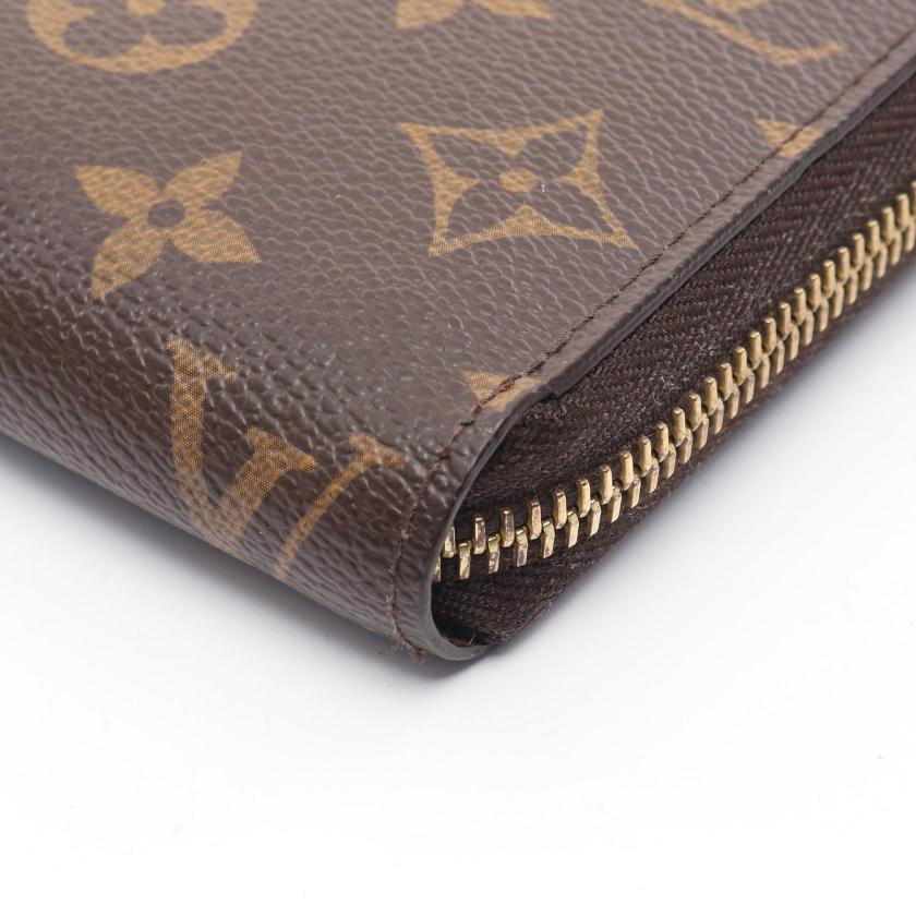 Louis Vuitton Zippy Wallet Monogram Brown PVC Long Wallet