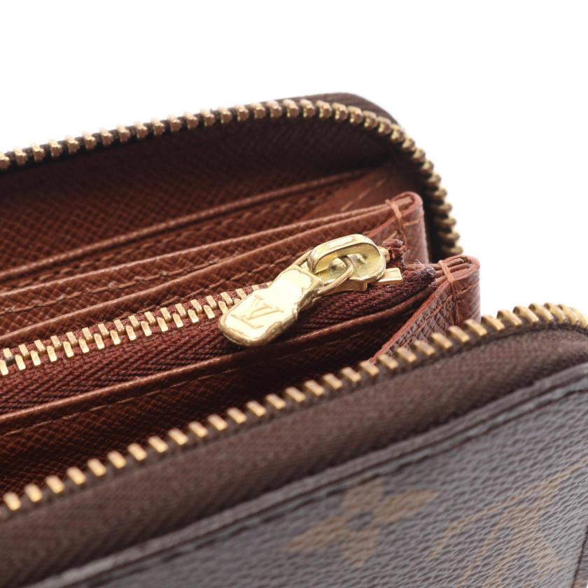 Louis Vuitton Zippy Wallet Monogram Brown PVC Long Wallet