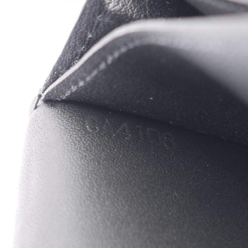 LOUIS VUITTON Portefeuil Brother Damier Infini Bi-fold Long Wallet Black Leather