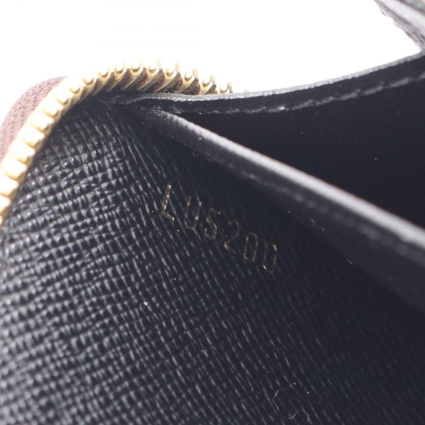 LOUIS VUITTON Zippy Wallet Monogram Giant Reverse Round Zipper Long Wallet Light Brown PVC Leather