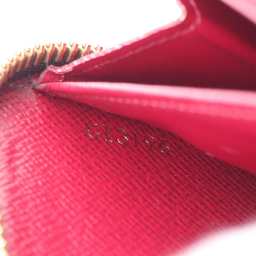 LOUIS VUITTON Zippy Wallet Monogram Fuchsia Round Zipper Long Wallet PVC Brown Pink Purple 975594