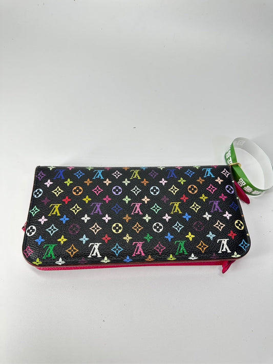 Preloved LV black Murakami wallet