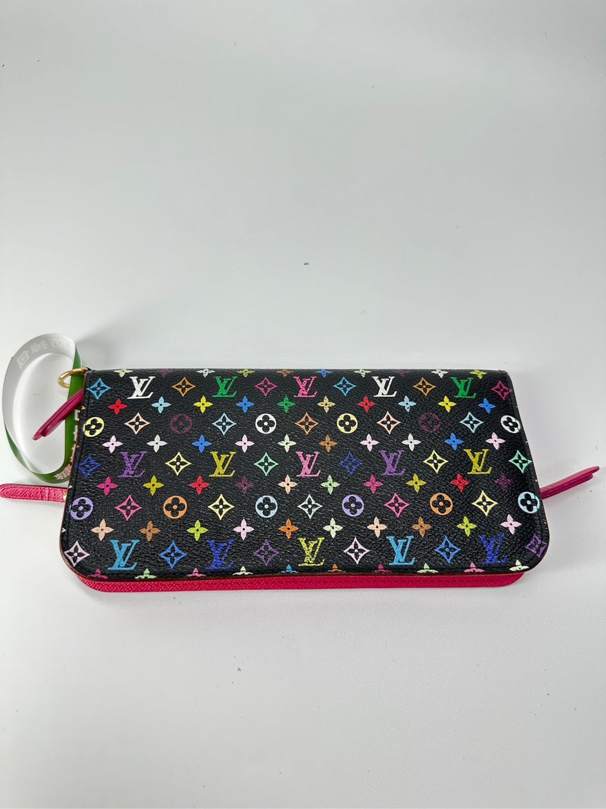 Preloved LV black Murakami wallet
