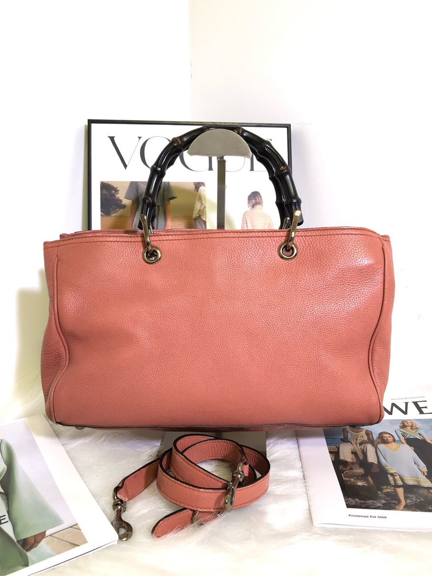 Gucci bamboo handle bag