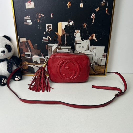 💓New pre loved Gucci red Camera bag()