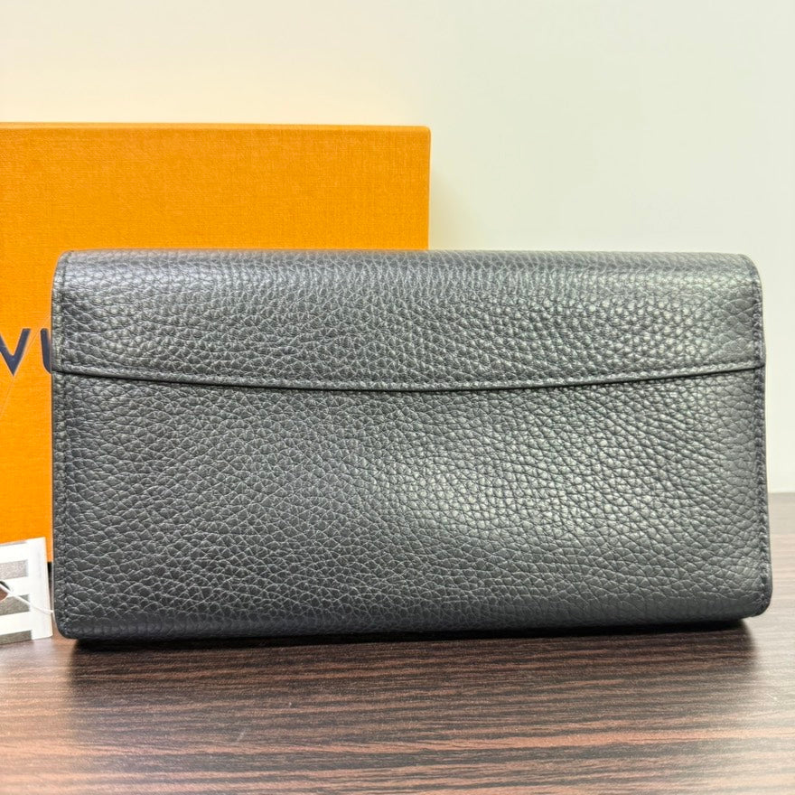 Preloved LV Capucines Leather Long Wallet LB114020