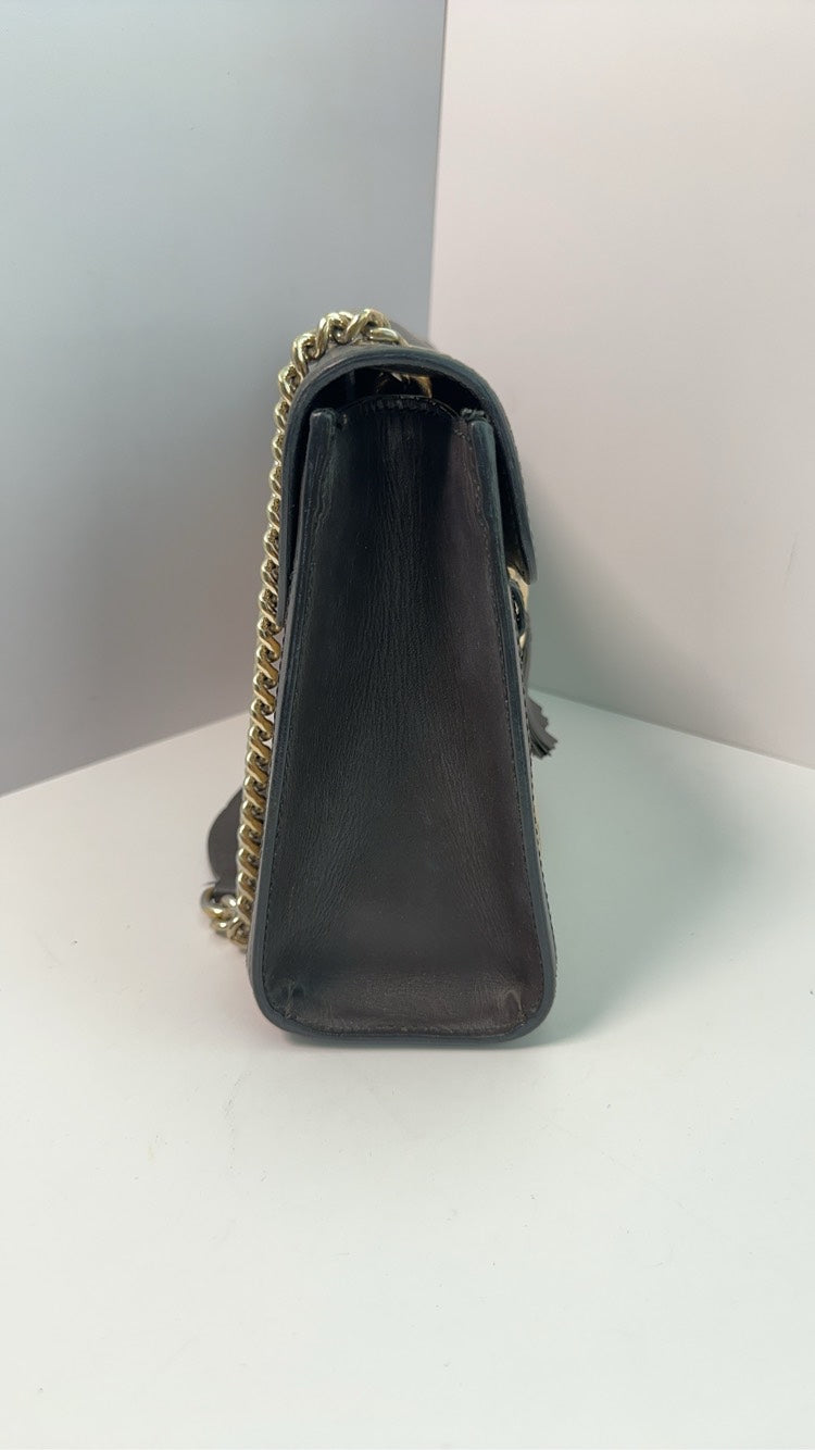 Gucci Monogram Emily Bag Beige Canvas Shoulder Bag