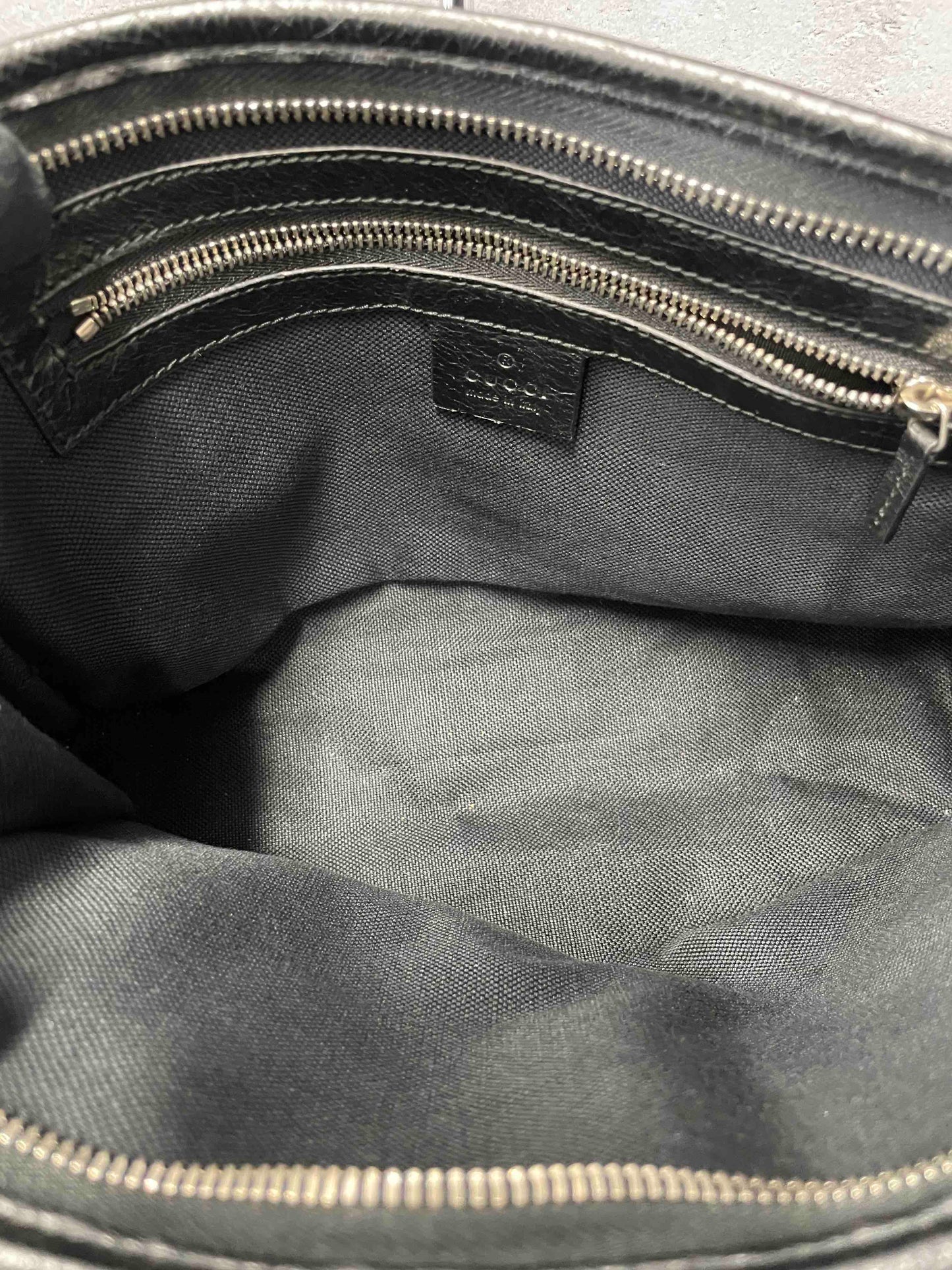 Gucci Clutch JZ Black Leather Bag