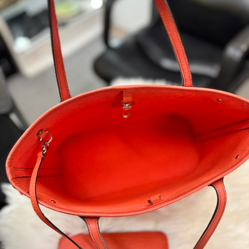 Preloved Louis Vuitton Epi Neverfull PM Orange Tote Bag
