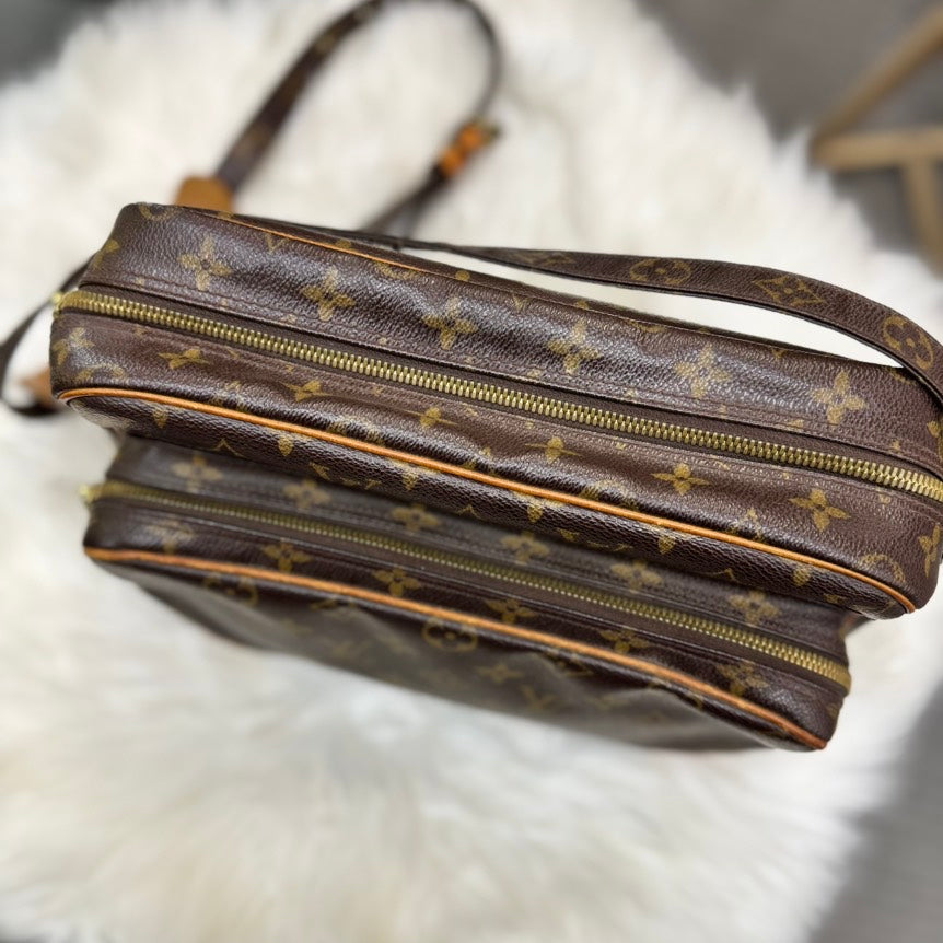 Preloved Louis Vuitton Nile Messenger Bag - Monogram Canvas Brown