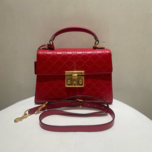 Gucci padlock large red