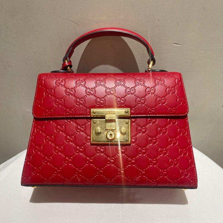 Gucci padlock large red