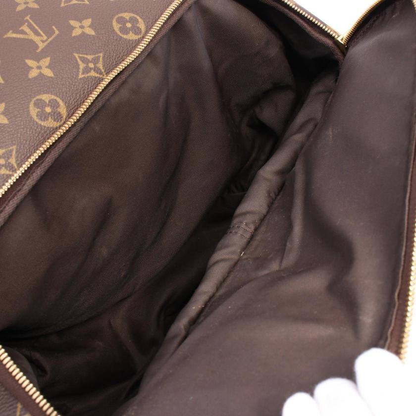 Louis Vuitton Evasion Monogram Boston Bag Brown