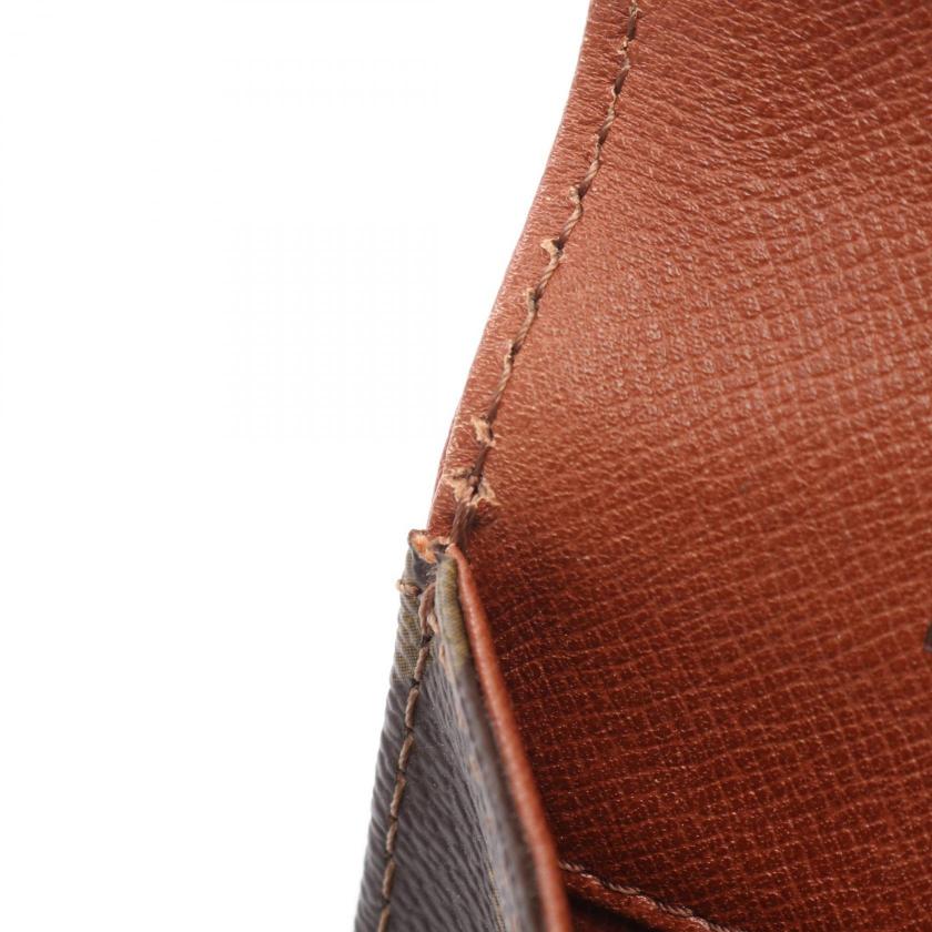 LOUIS VUITTON Pochette Dame GM Monogram Clutch Bag Brown - Condition A