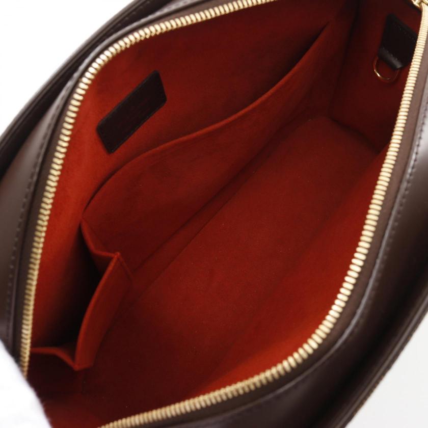 LOUIS VUITTON Saria Horizontal Damier  ebene Handbag PVC leather Brown - Condition A 2101218585209