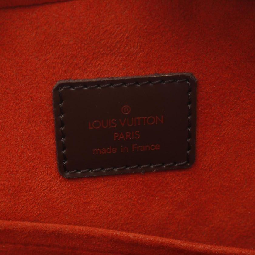LOUIS VUITTON Saria Horizontal Damier  ebene Handbag PVC leather Brown - Condition A 2101218585209