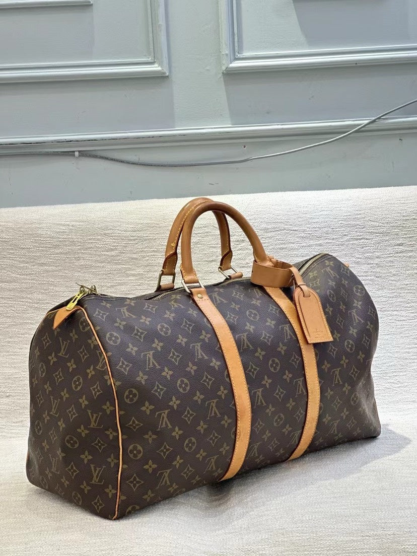 Preloved Louis Vuitton keepall50 Monogram Bag 11853