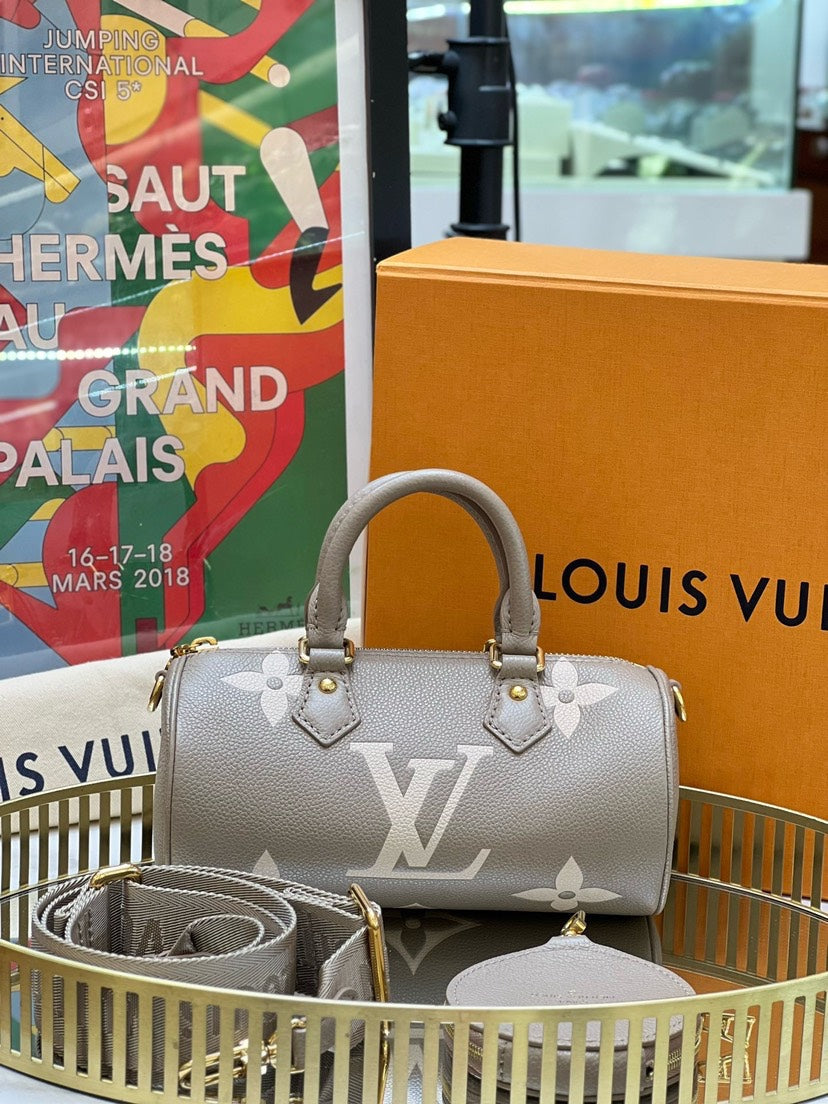 Preloved Louis Vuitton PAPILLON BB Chip Bag 20*10*10cm 12806
