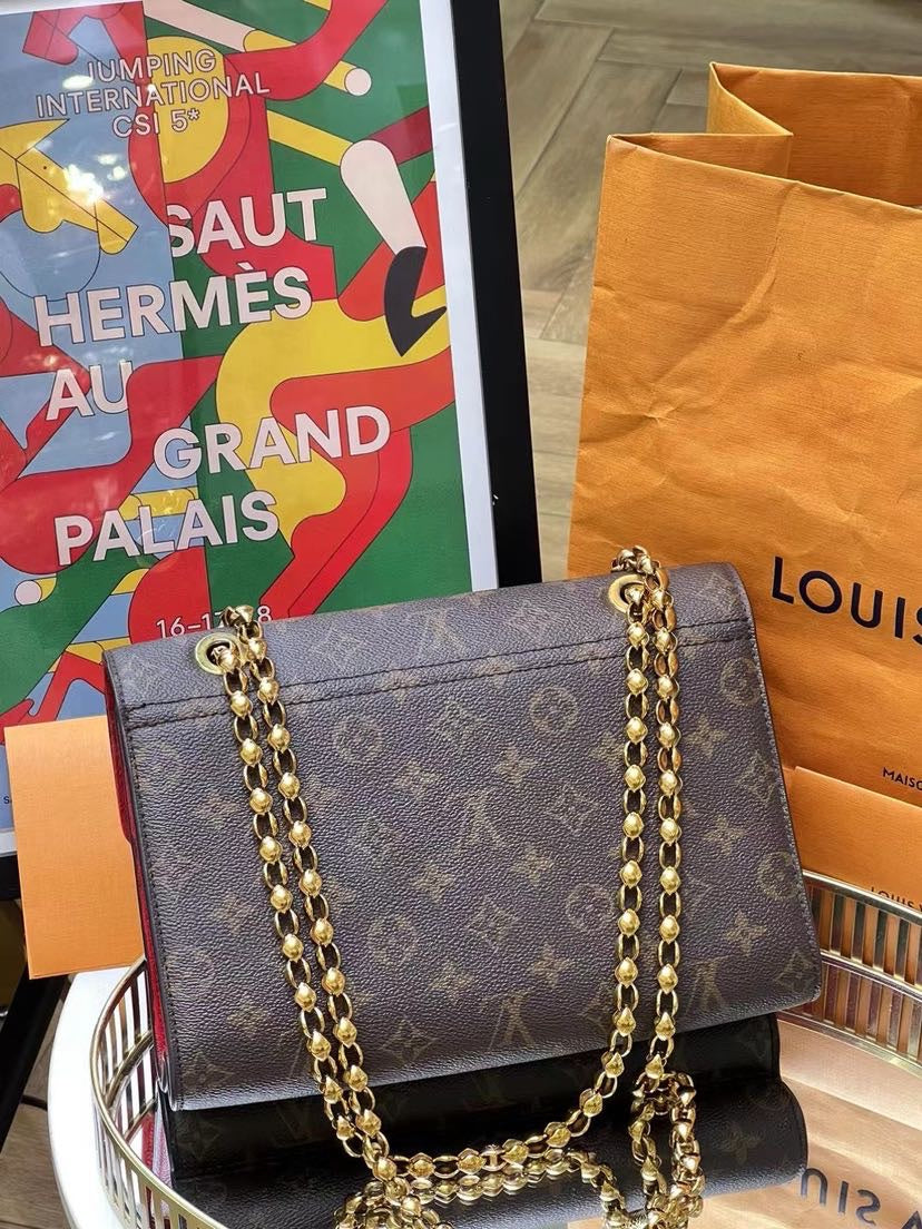 Preloved Louis Vuitton VICTOIRE Bag 26*18cm 10411