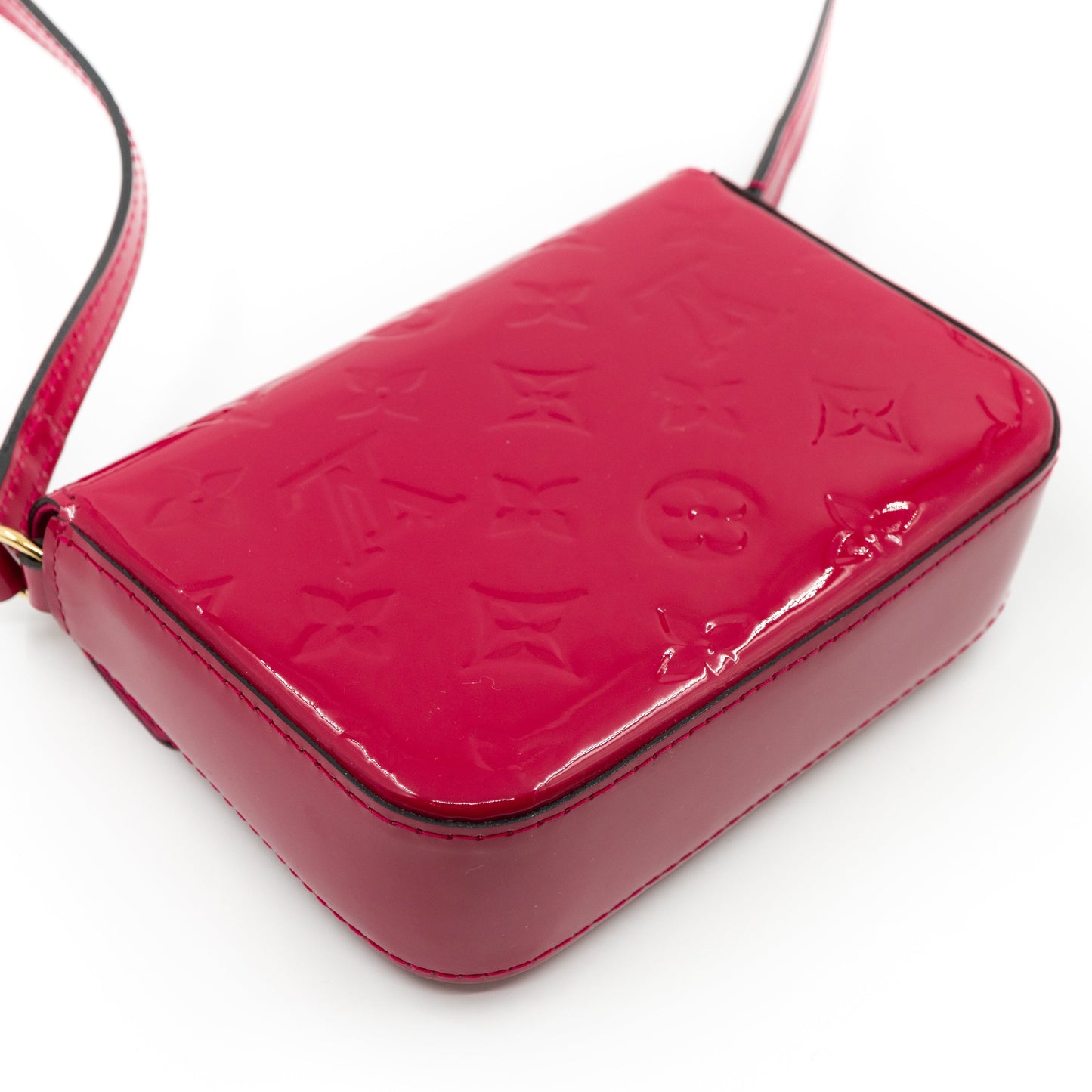 Mini Sac Lucie Crossbody Vernis Rose Indien