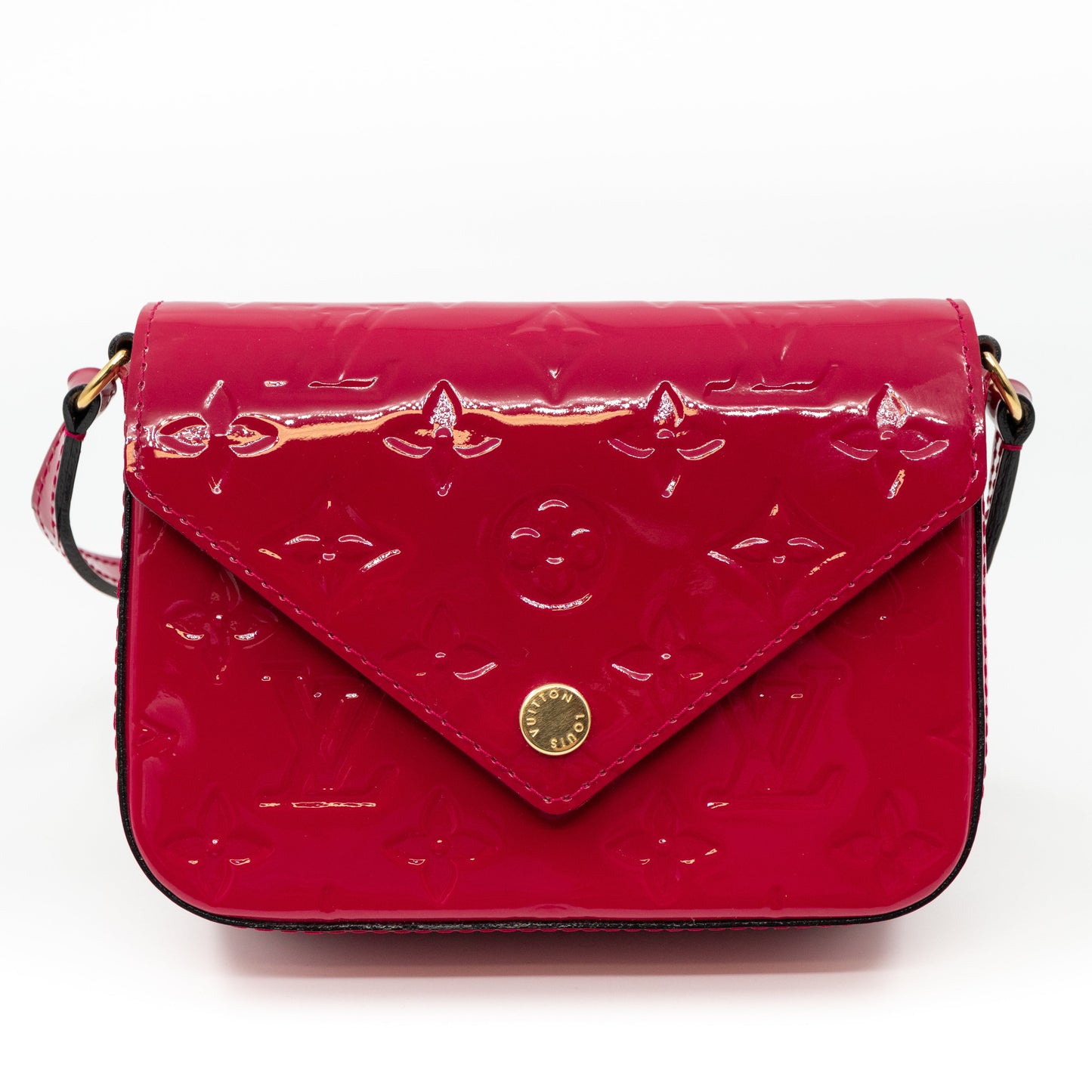 Mini Sac Lucie Crossbody Vernis Rose Indien