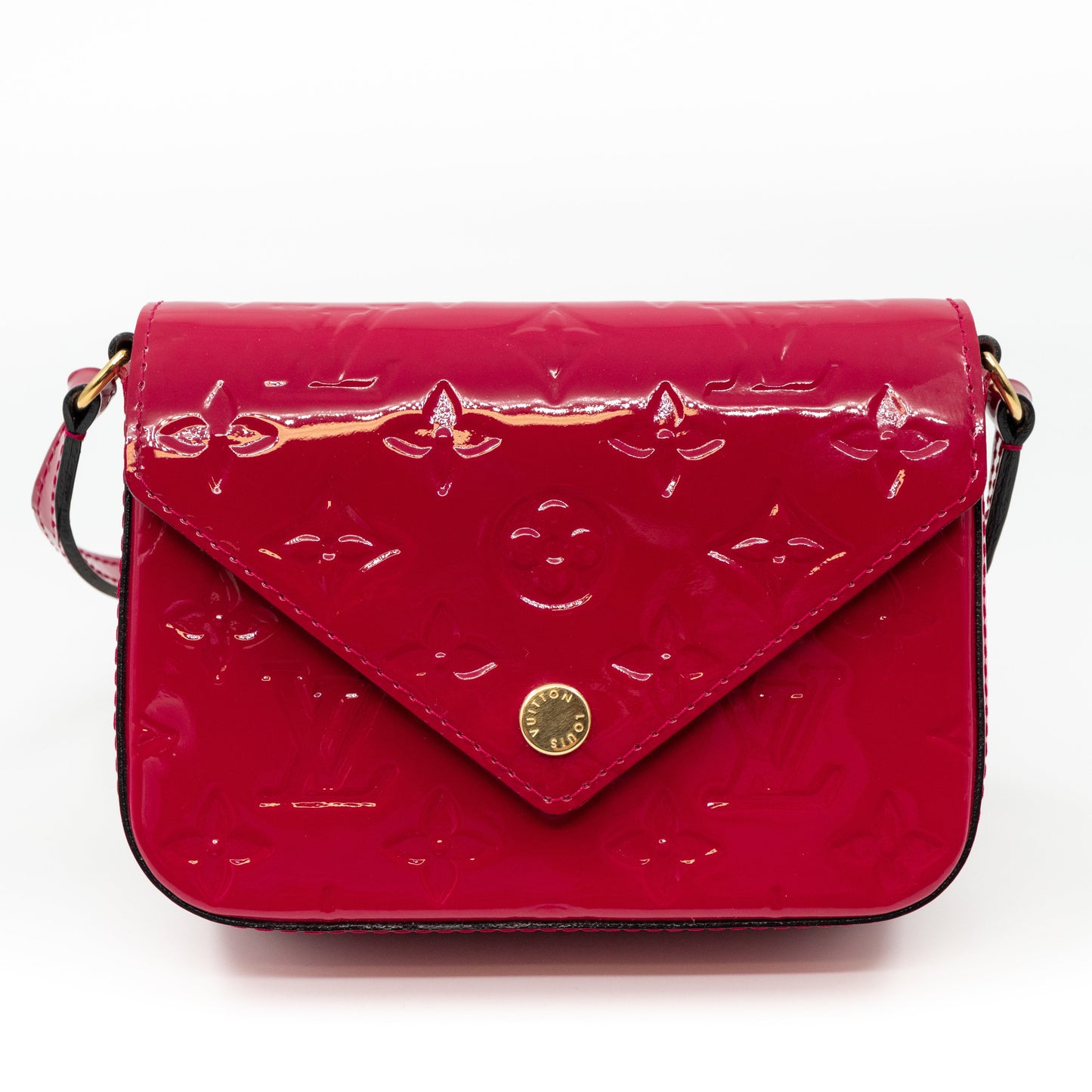 Mini Sac Lucie Crossbody Vernis Rose Indien