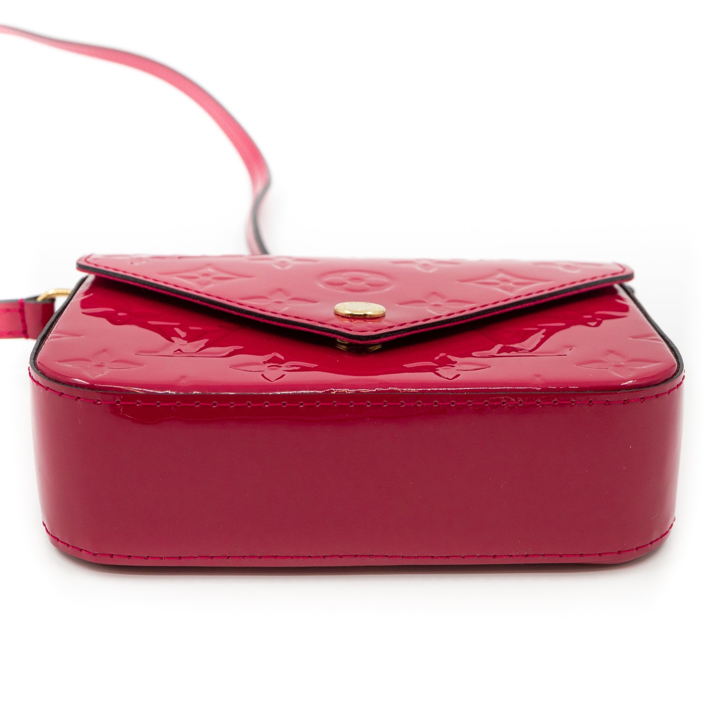 Mini Sac Lucie Crossbody Vernis Rose Indien