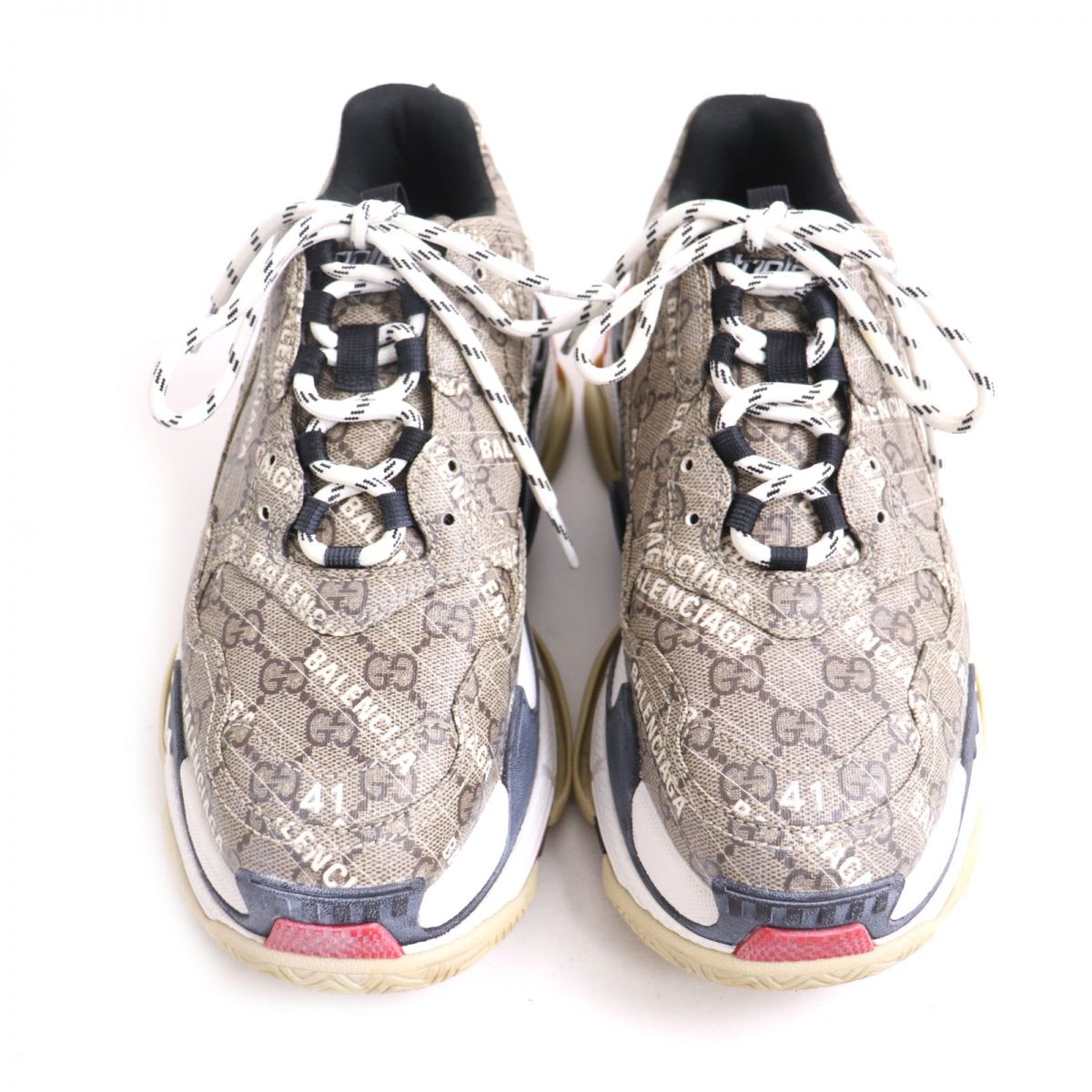 Gucci x Luxury Balenciaga  GG Supreme Sneakers