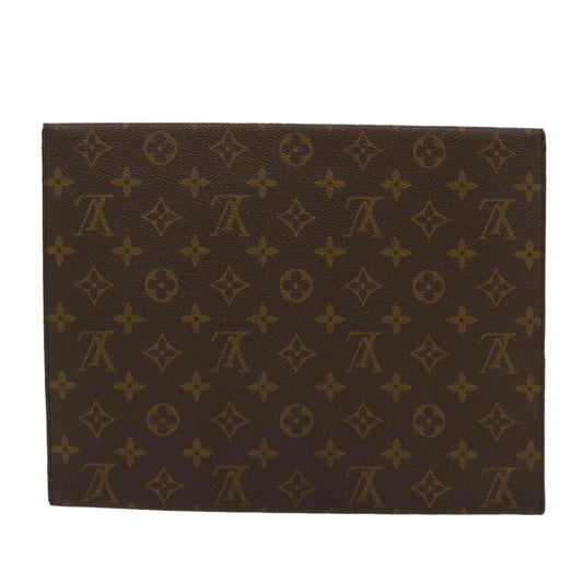 LOUIS VUITTON Monogram Posh plate Briefcase M53522 LV Auth rd2080