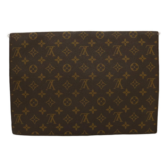 LOUIS VUITTON Monogram Posh plate Briefcase M53522 LV Auth rd2176