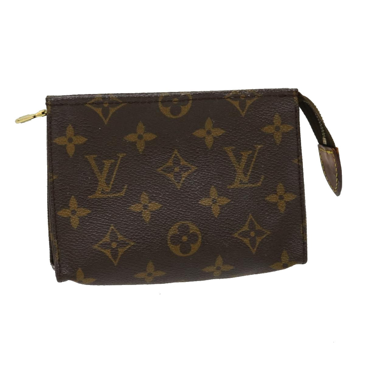 LOUIS VUITTON Monogram Poche Toilette 15 Pouch M47546 LV Auth rd2309