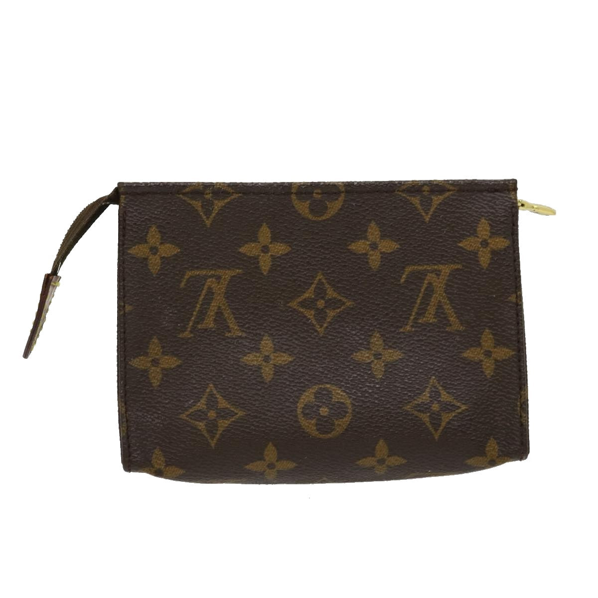 LOUIS VUITTON Monogram Poche Toilette 15 Pouch M47546 LV Auth rd2309