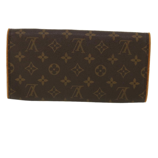 LOUIS VUITTON Monogram Pochette Twin GM Shoulder Bag M51852 LV Auth rd4276
