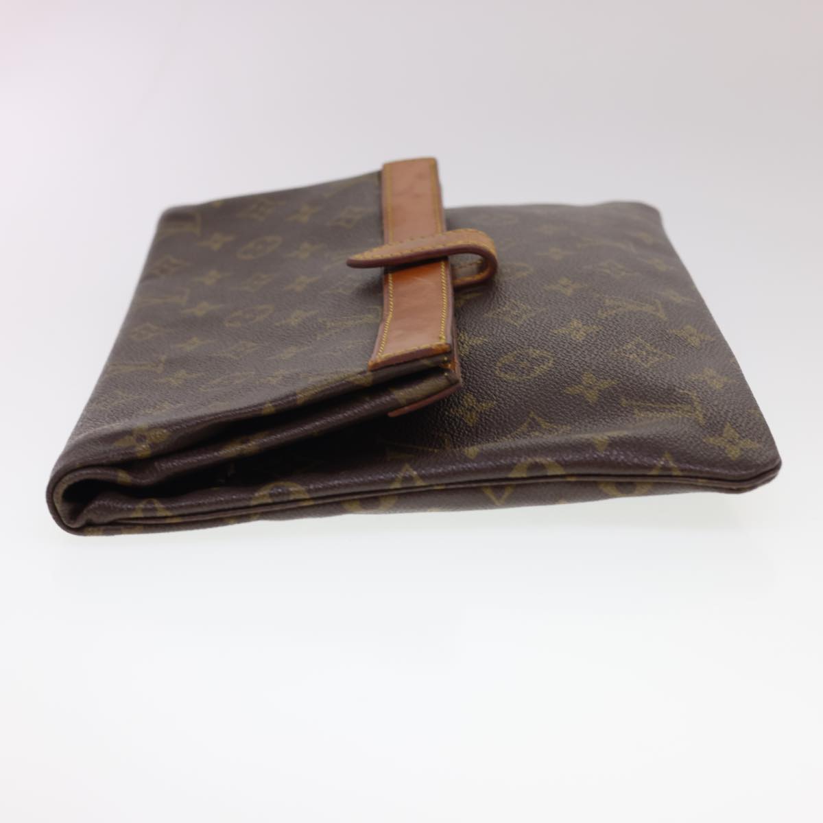 LOUIS VUITTON Monogram Pochette Priant Business Bag M51805 LV Auth rd4694