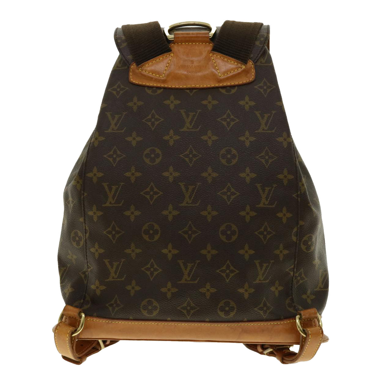 LOUIS VUITTON Monogram Montsouris GM Backpack M51135 LV Auth rd4747