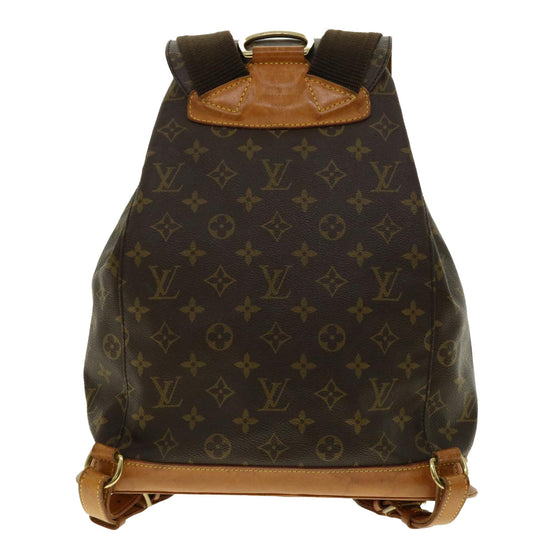 LOUIS VUITTON Monogram Montsouris GM Backpack M51135 LV Auth rd4747