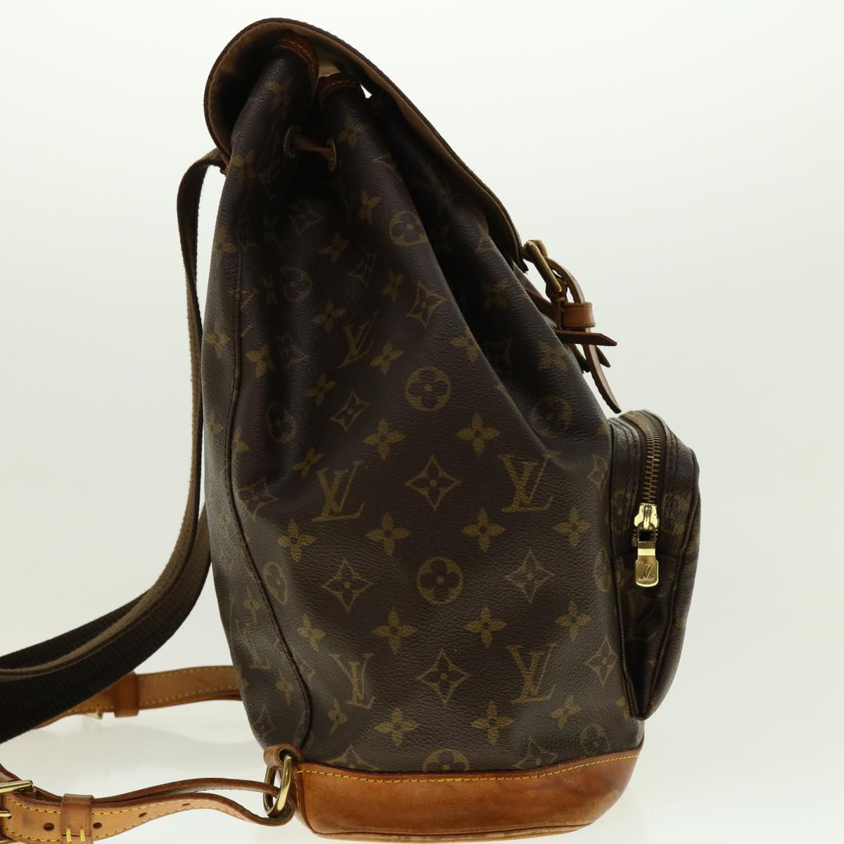 LOUIS VUITTON Monogram Montsouris GM Backpack M51135 LV Auth rd4747