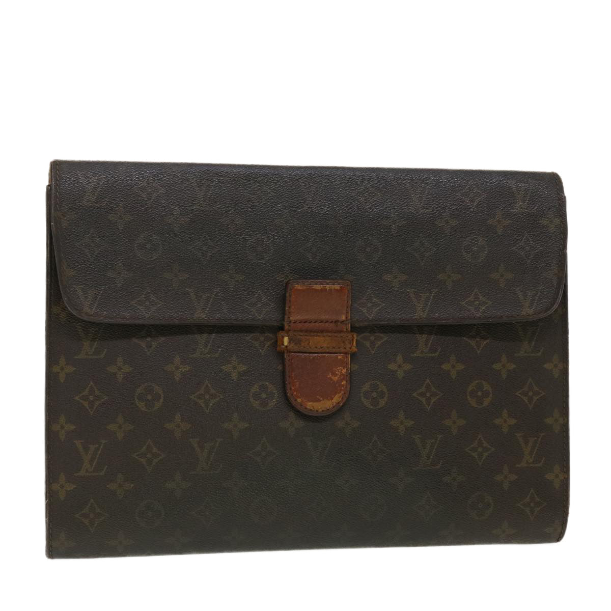 LOUIS VUITTON Monogram Posh Ministor Briefcase M53445 LV Auth rd4770