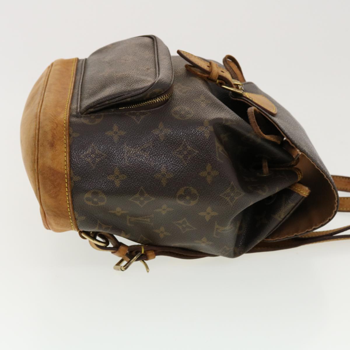 LOUIS VUITTON Monogram Montsouris MM Backpack M51136 LV Auth rd4820