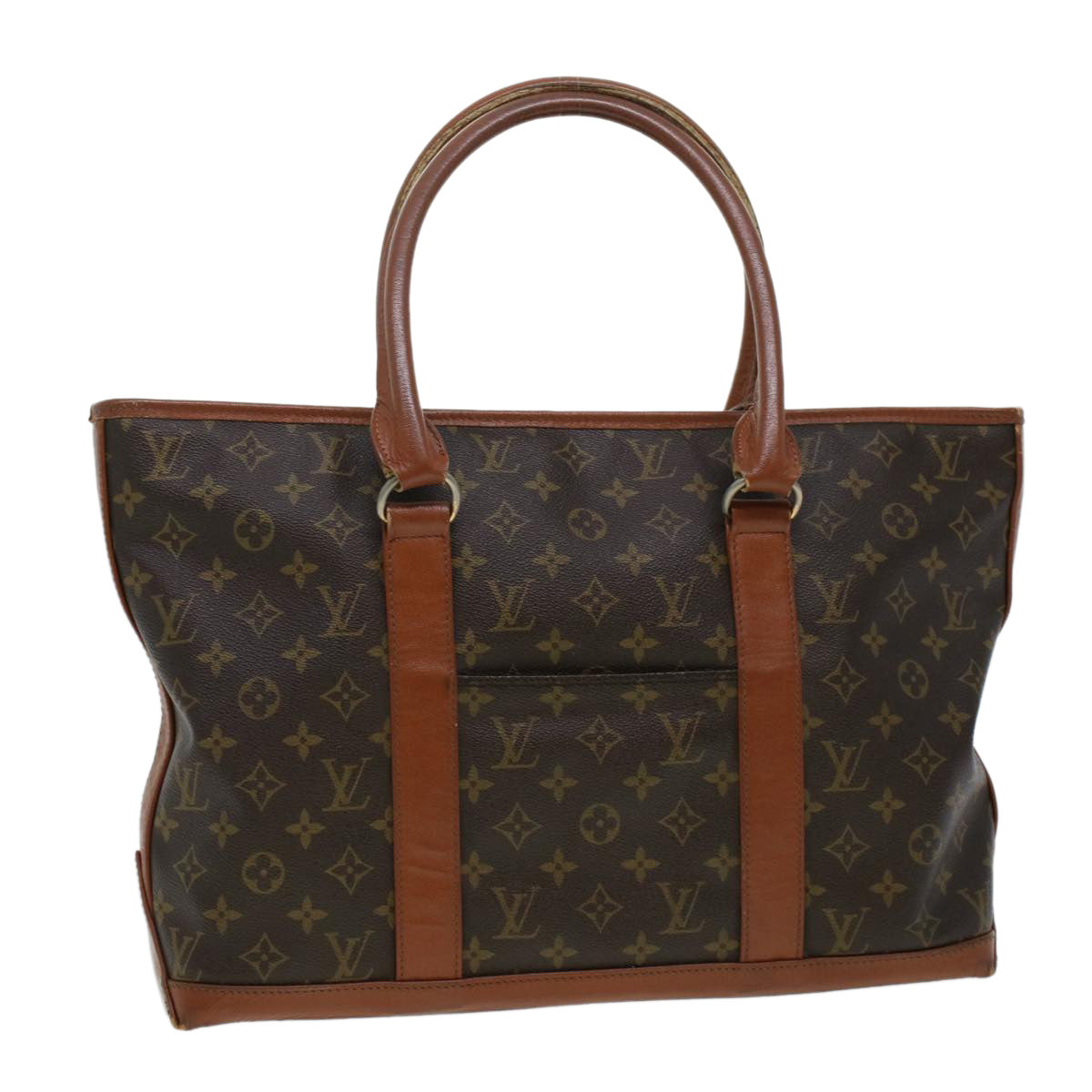 LOUIS VUITTON Monogram Sac Weekend PM Tote Bag M42425 LV Auth rd5112