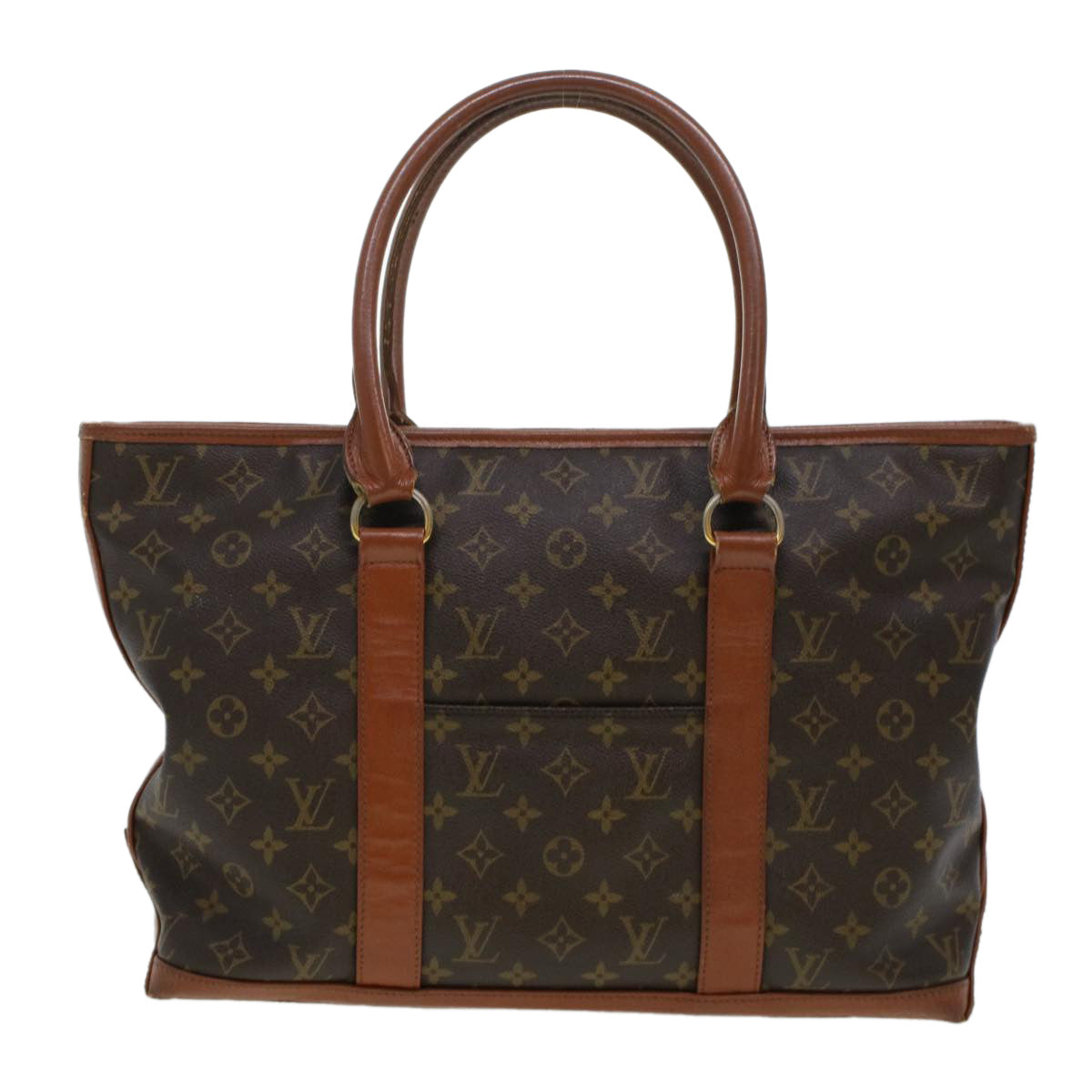 LOUIS VUITTON Monogram Sac Weekend PM Tote Bag M42425 LV Auth rd5112